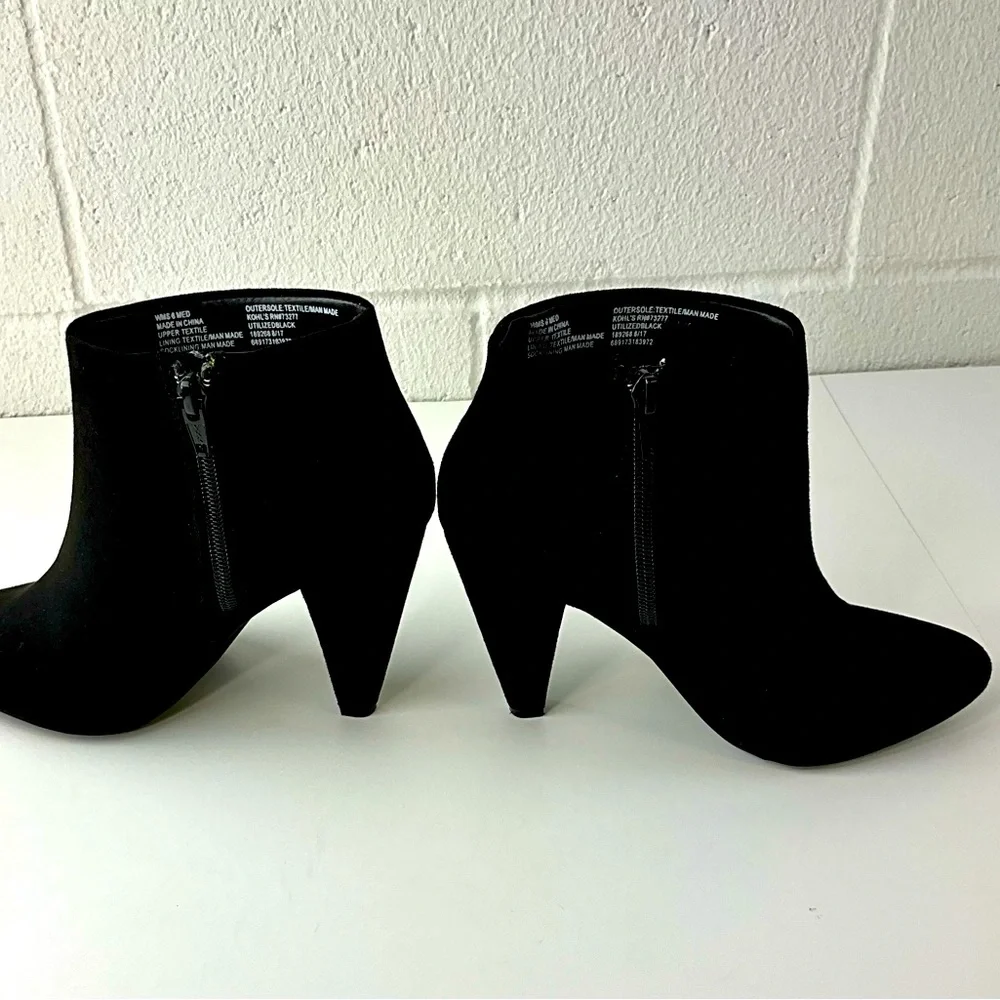 APT. 9 Black Bootie heel Size‎ 6M